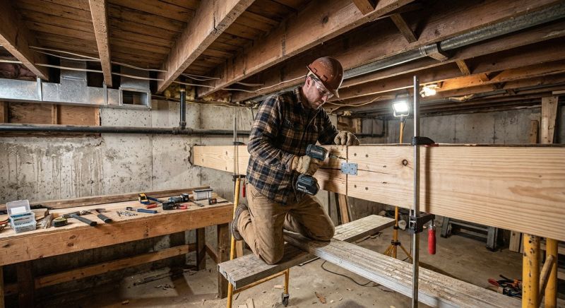 Floor Beam Repair in Wilmington, NC