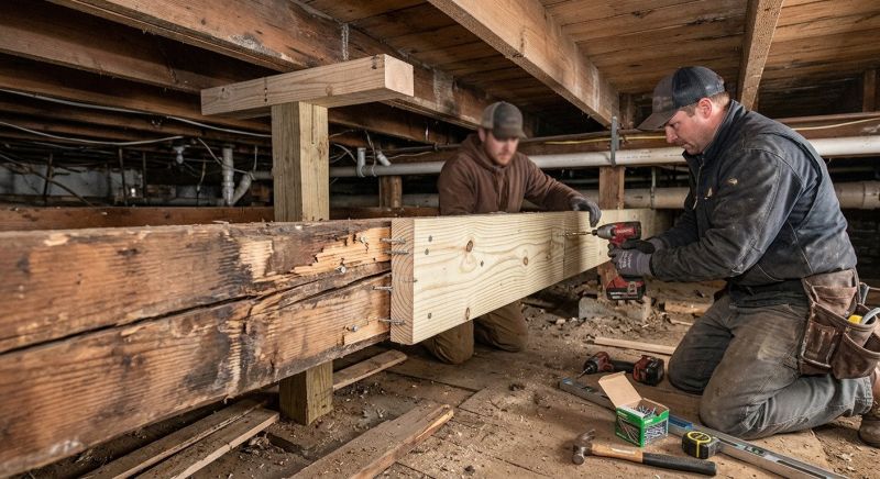 Floor Joists Repair in Kansas City, KS