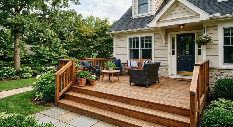Front Deck Construction in Redmond, WA