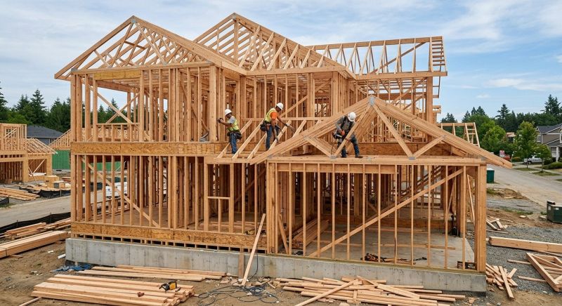House Framing in Conroe, TX