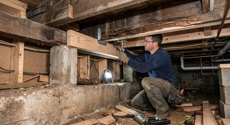 Support Beam Repair in Kansas City, KS